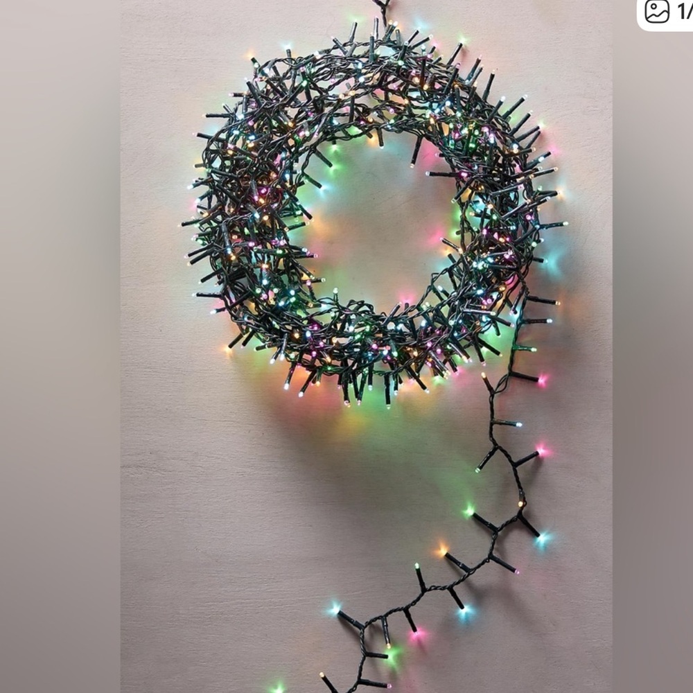 Anthropologie LED Compact Utility Light Strand, Multi Color
NWT